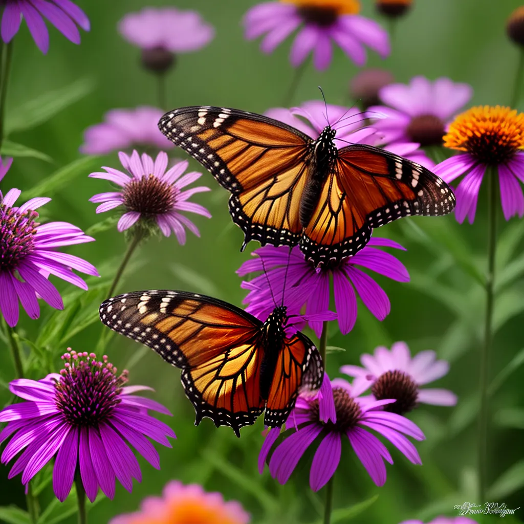 As mariposas e o seu papel na fertilização das plantas do jardim 10