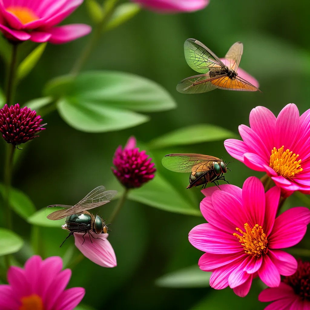 A coexistência com moscas no jardim: é possível? 5 A coexistência com moscas no jardim: é possível? 4