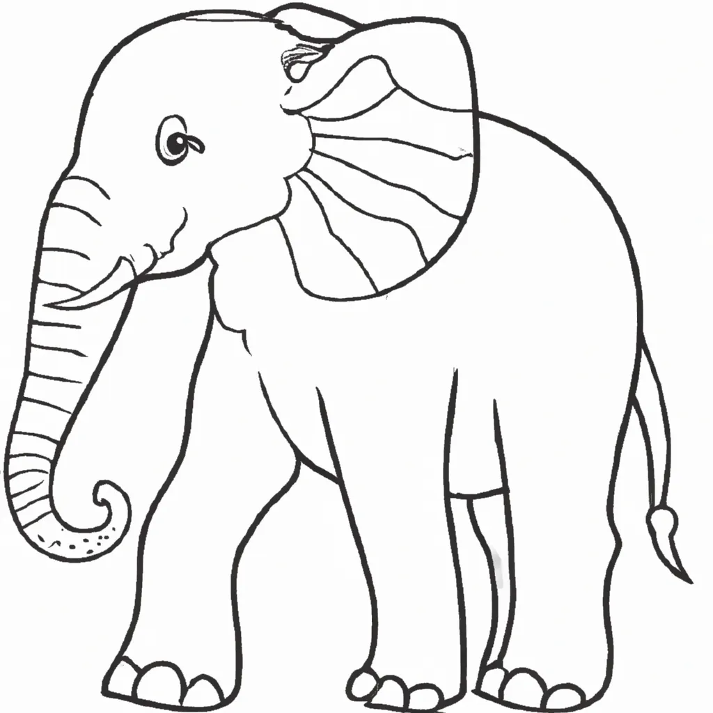 Descubra a Beleza dos Elefantes em Nossas Páginas para Colorir