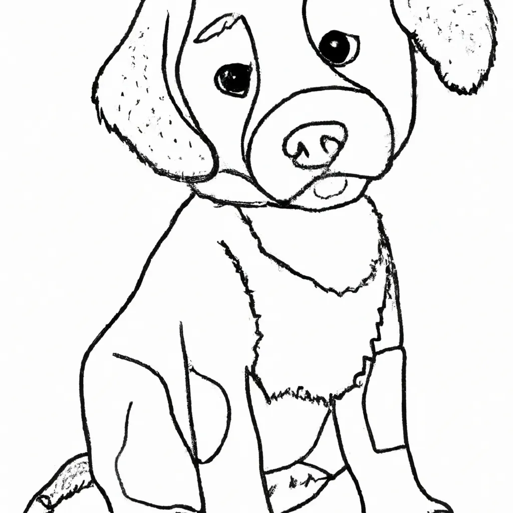 Desenhos de Cachorros para Colorir: Melhore Sua Criatividade 18