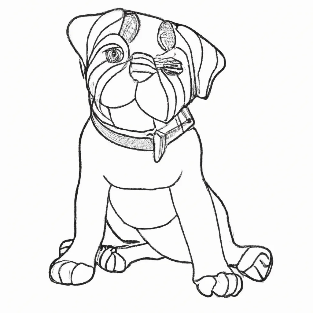 Desenhos de Cachorros para Colorir: Melhore Sua Criatividade 22