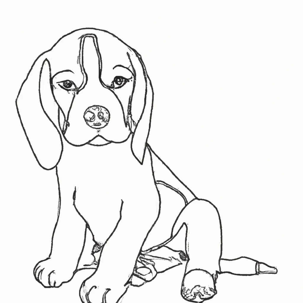 Desenhos de Cachorros para Colorir: Melhore Sua Criatividade 28