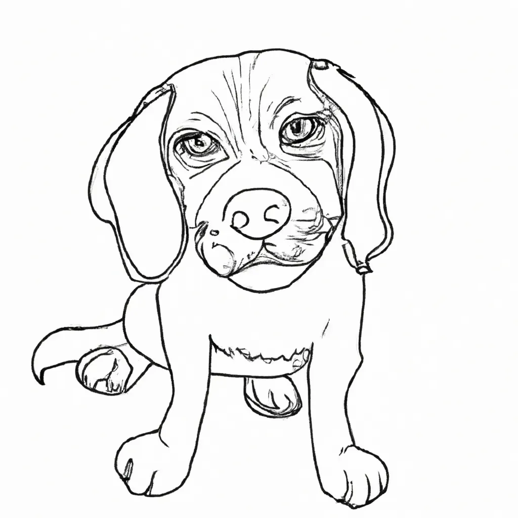 Desenhos de Cachorros para Colorir: Melhore Sua Criatividade 12