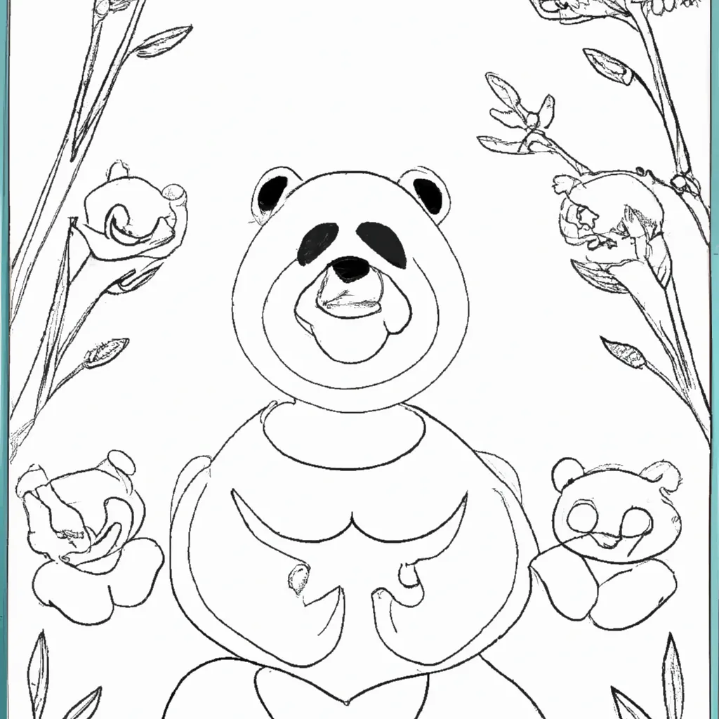 Desfrute da Serenidade com Páginas de Desenhos de Pandas para Colorir 19 Desfrute da Serenidade com Páginas de Desenhos de Pandas para Colorir 18