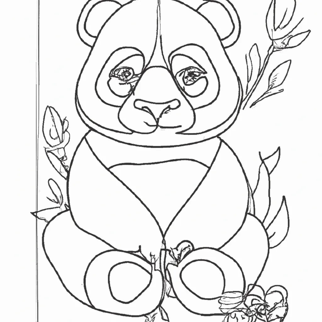 Desfrute da Serenidade com Páginas de Desenhos de Pandas para Colorir 23 Desfrute da Serenidade com Páginas de Desenhos de Pandas para Colorir 22