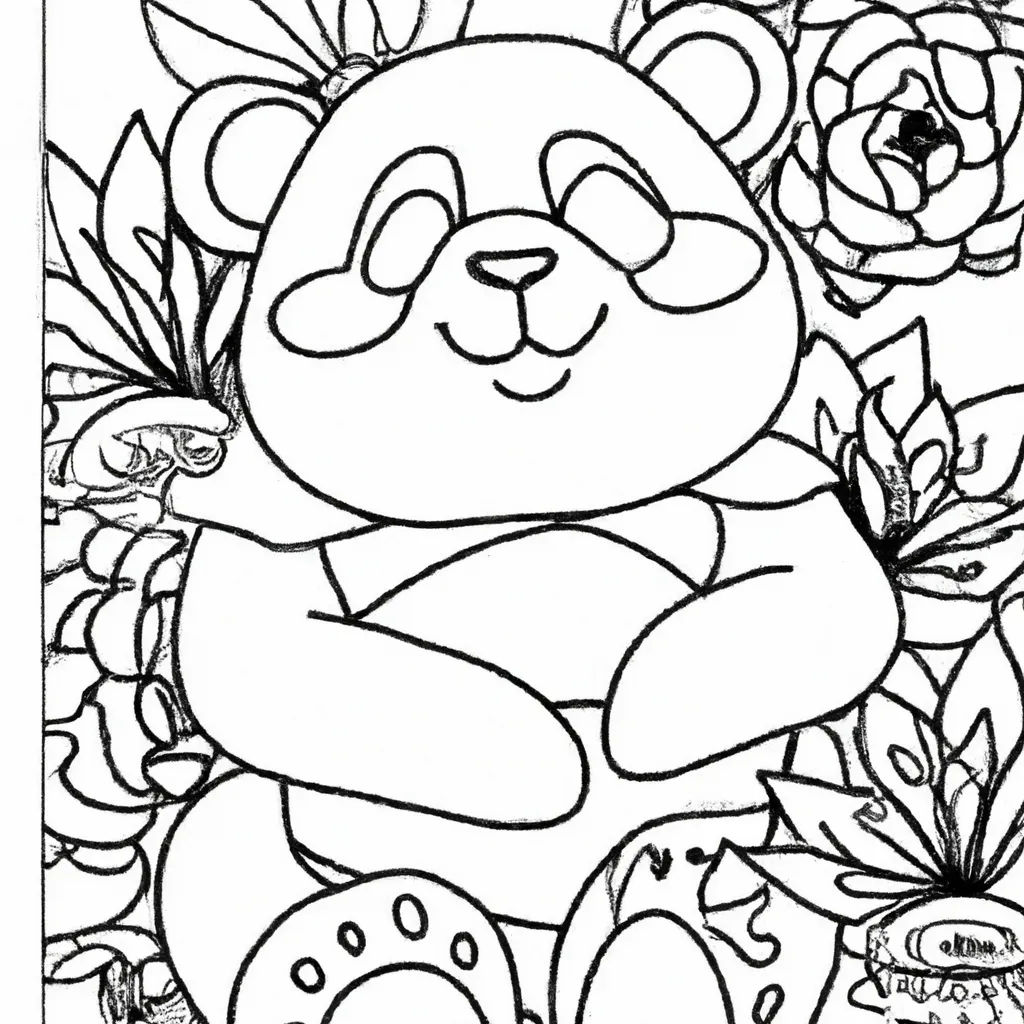 Desfrute da Serenidade com Páginas de Desenhos de Pandas para Colorir 13 Desfrute da Serenidade com Páginas de Desenhos de Pandas para Colorir 12