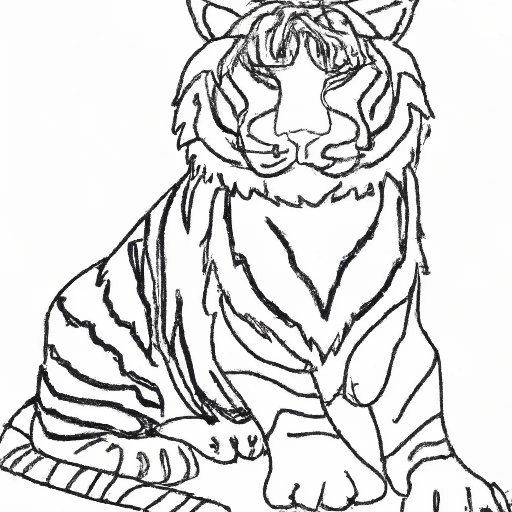 Inspire-se com Nossos Desenhos de Tigres para Colorir 27 Inspire-se com Nossos Desenhos de Tigres para Colorir 26