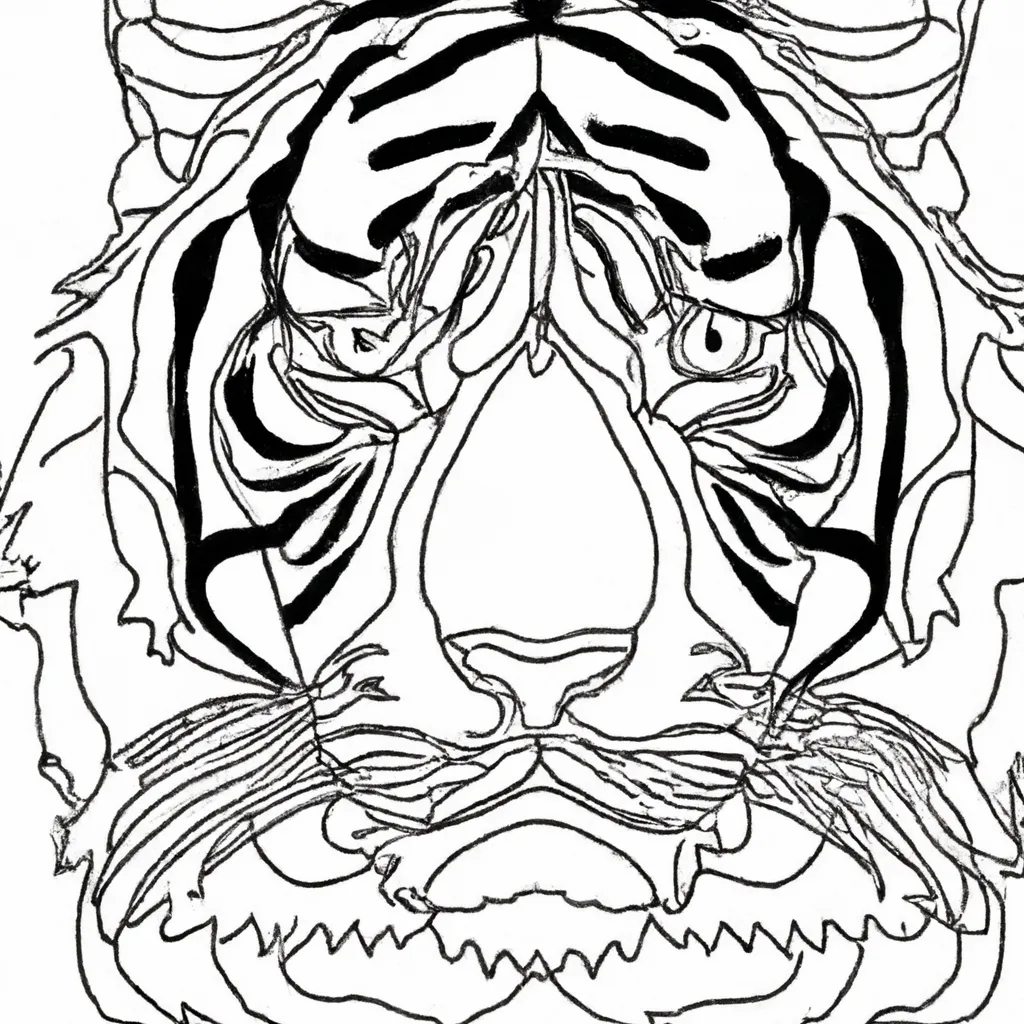 Inspire-se com Nossos Desenhos de Tigres para Colorir 17 Inspire-se com Nossos Desenhos de Tigres para Colorir 16
