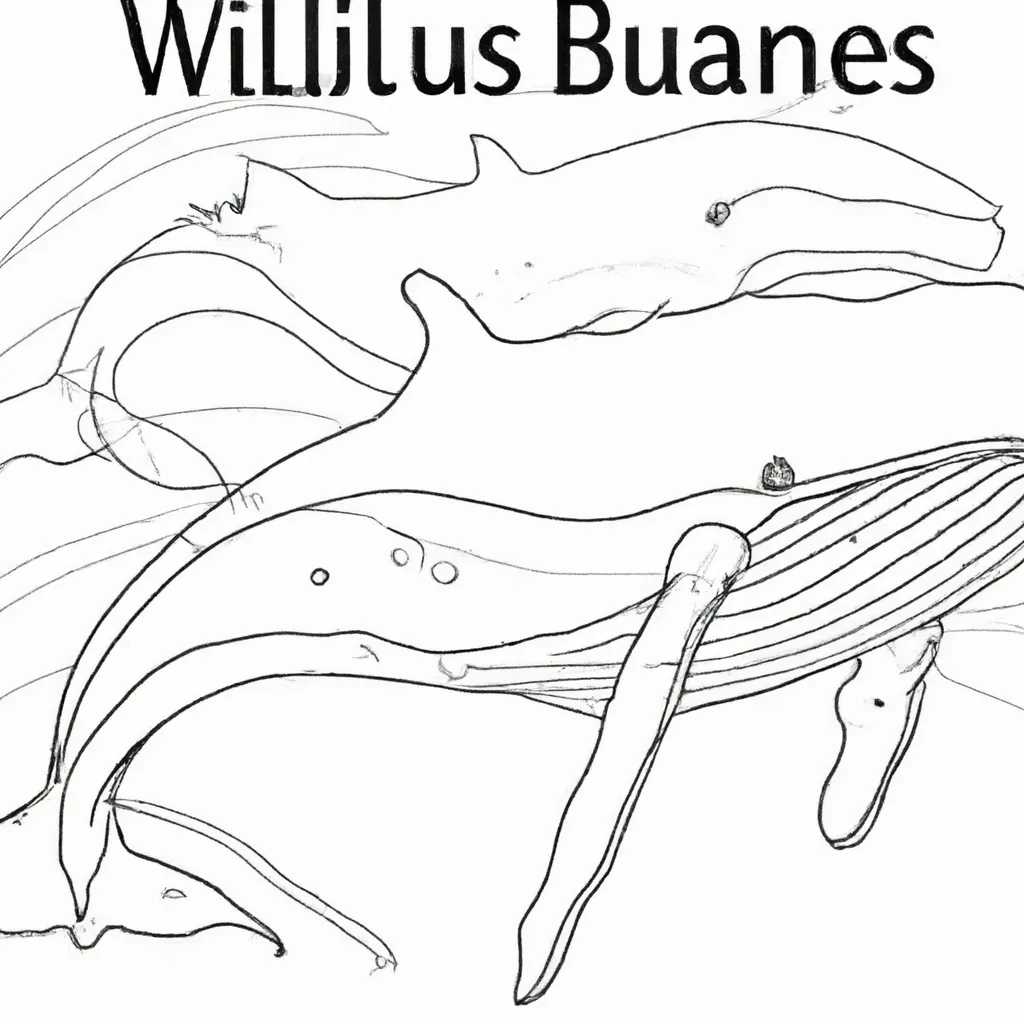Experiência Subaquática: Desenhos de Baleias para Colorir 7 Experiência Subaquática: Desenhos de Baleias para Colorir 6
