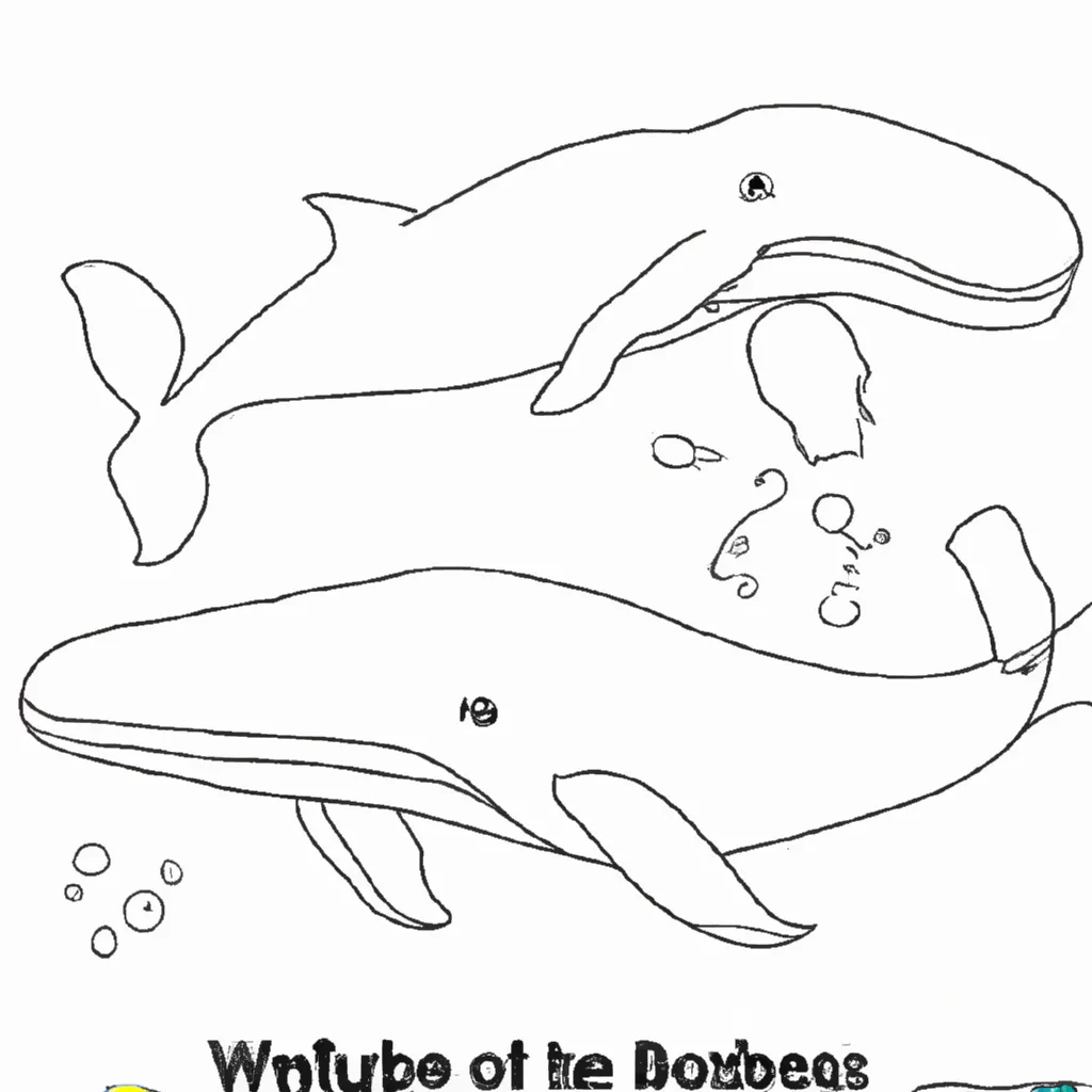 Experiência Subaquática: Desenhos de Baleias para Colorir 25 Experiência Subaquática: Desenhos de Baleias para Colorir 24