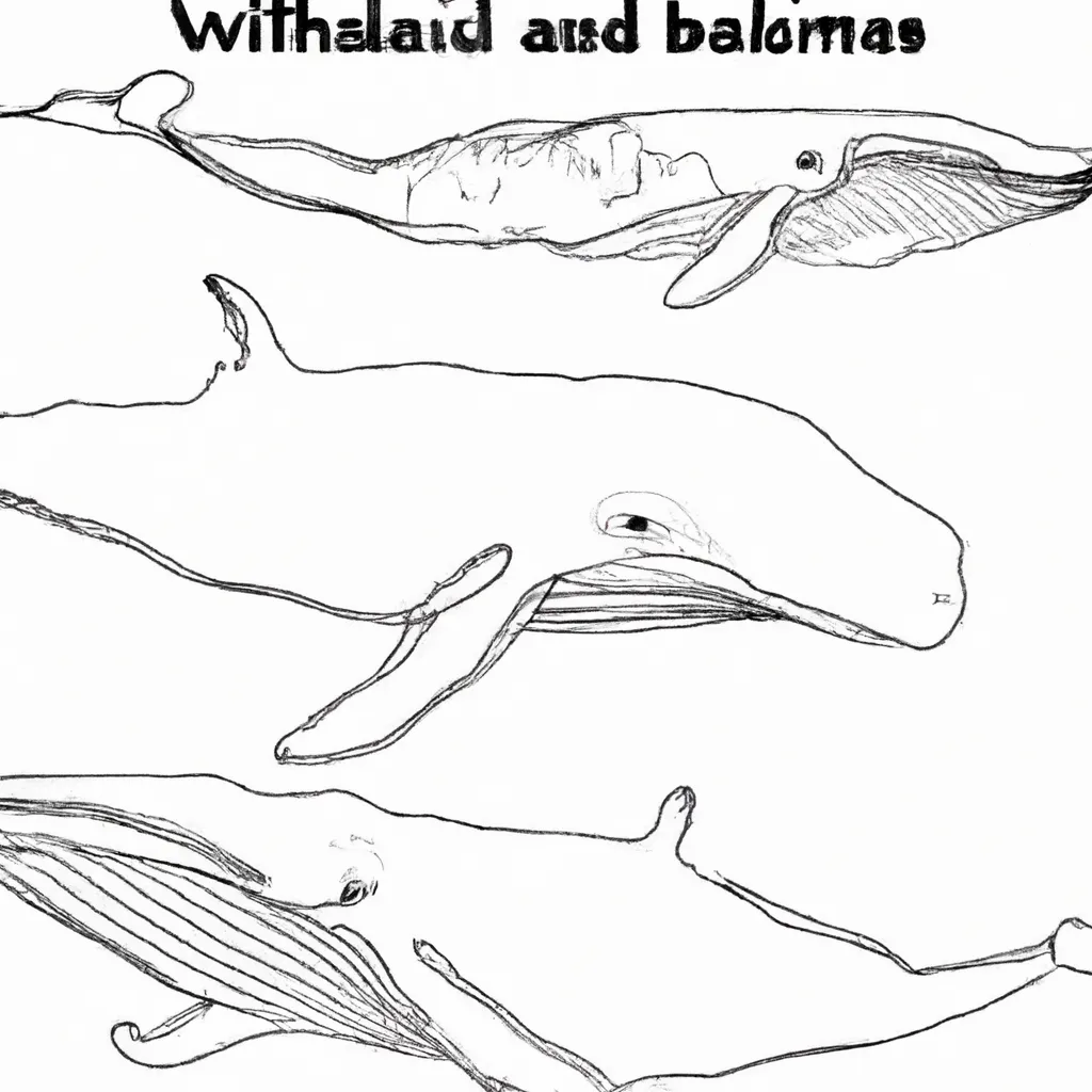 Experiência Subaquática: Desenhos de Baleias para Colorir 19 Experiência Subaquática: Desenhos de Baleias para Colorir 18