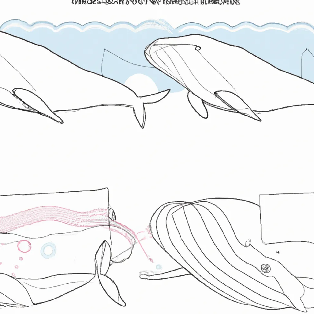 Experiência Subaquática: Desenhos de Baleias para Colorir 23 Experiência Subaquática: Desenhos de Baleias para Colorir 22
