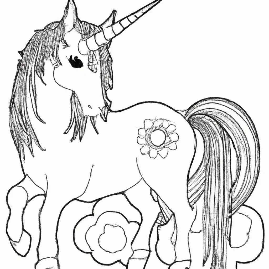 Desperte Sua Imaginação com Desenhos de Unicórnios para Colorir 2