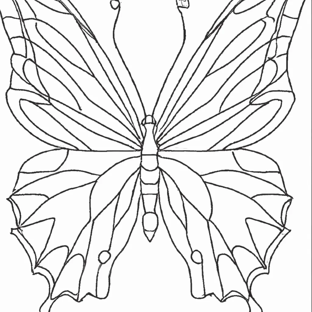 Encante-se com Desenhos de Borboletas para Colorir 1 Encante-se com Desenhos de Borboletas para Colorir