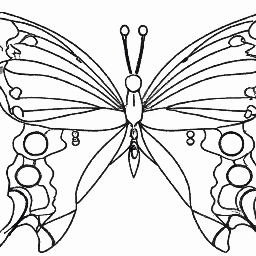 Encante-se com Desenhos de Borboletas para Colorir 7 Encante-se com Desenhos de Borboletas para Colorir 6