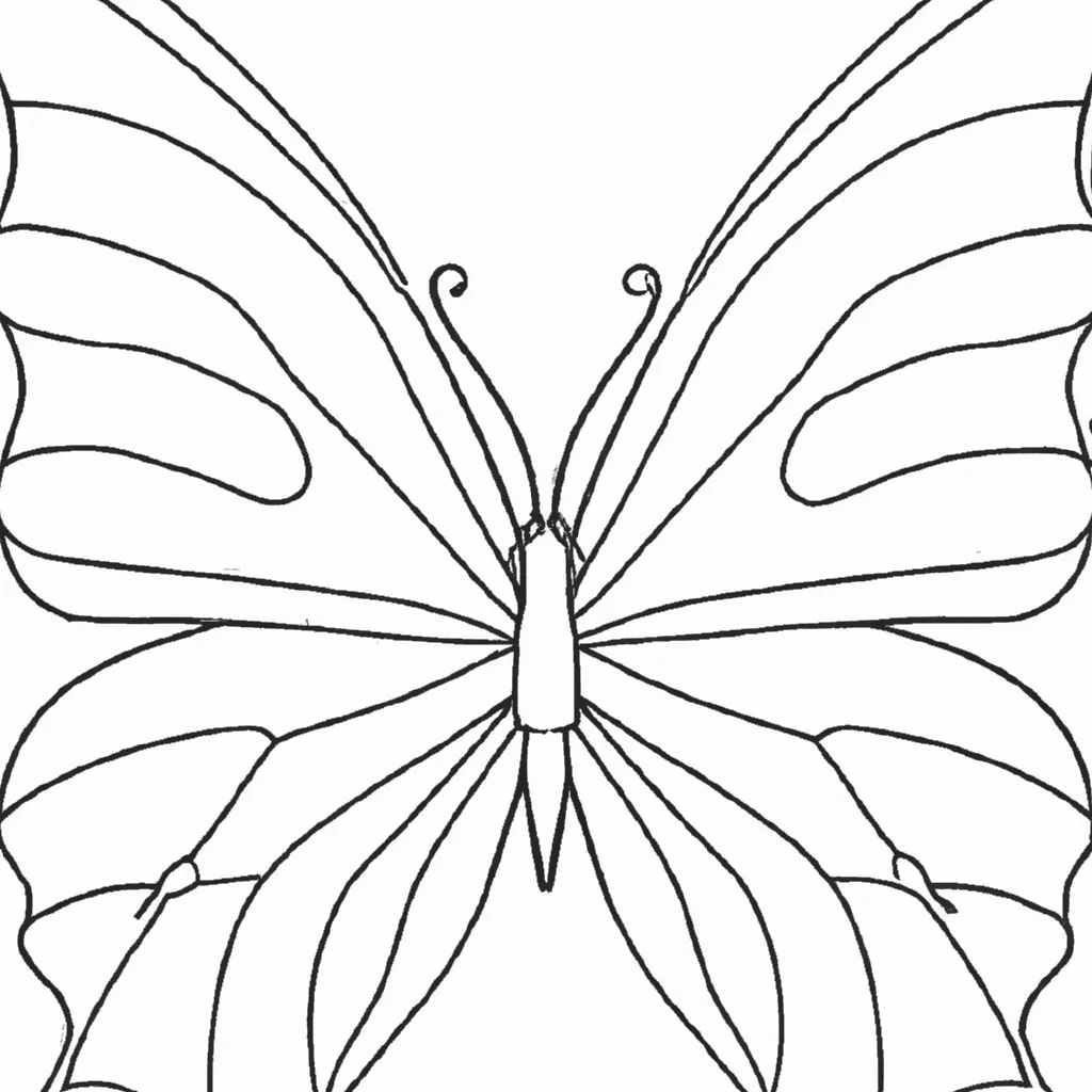 Encante-se com Desenhos de Borboletas para Colorir 21 Encante-se com Desenhos de Borboletas para Colorir 20