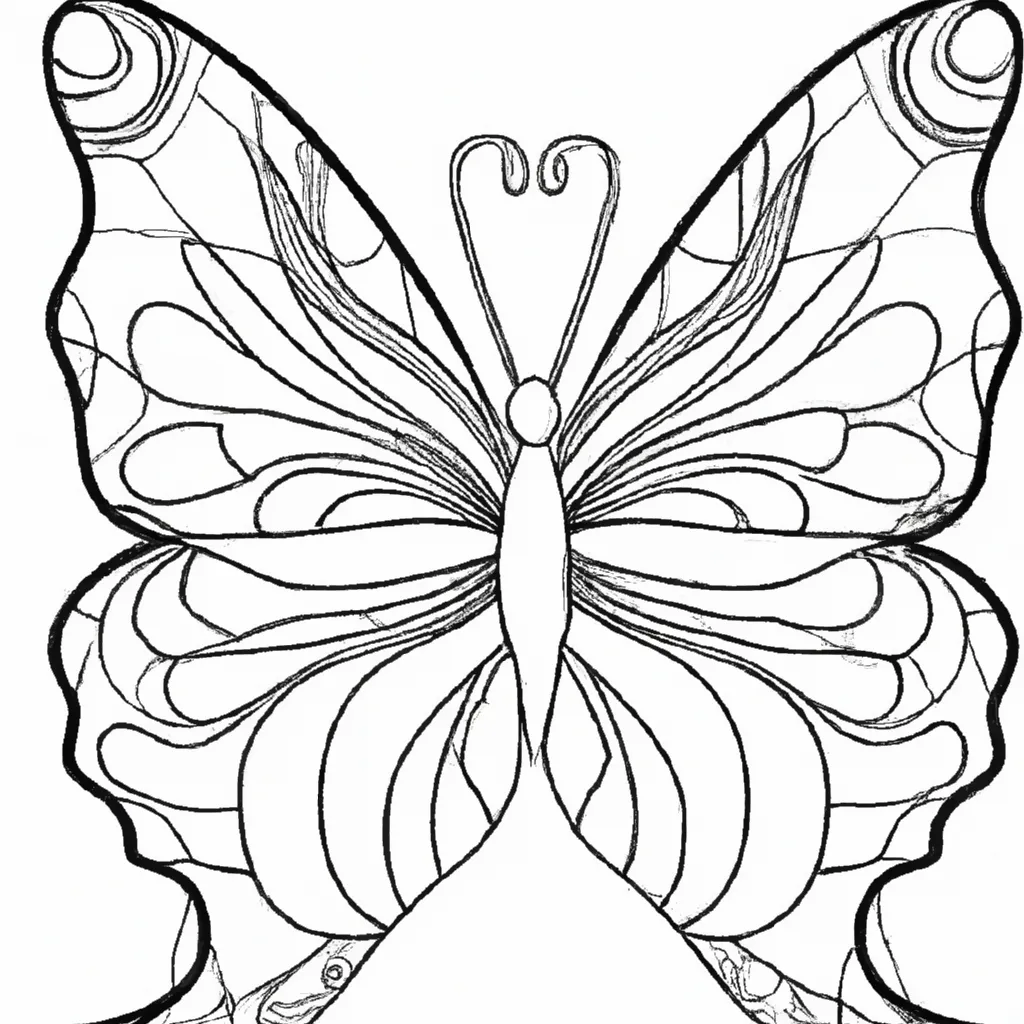 Encante-se com Desenhos de Borboletas para Colorir 25 Encante-se com Desenhos de Borboletas para Colorir 24