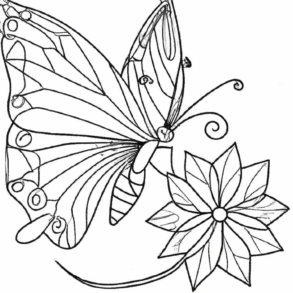 Encante-se com Desenhos de Borboletas para Colorir 5 Encante-se com Desenhos de Borboletas para Colorir 4