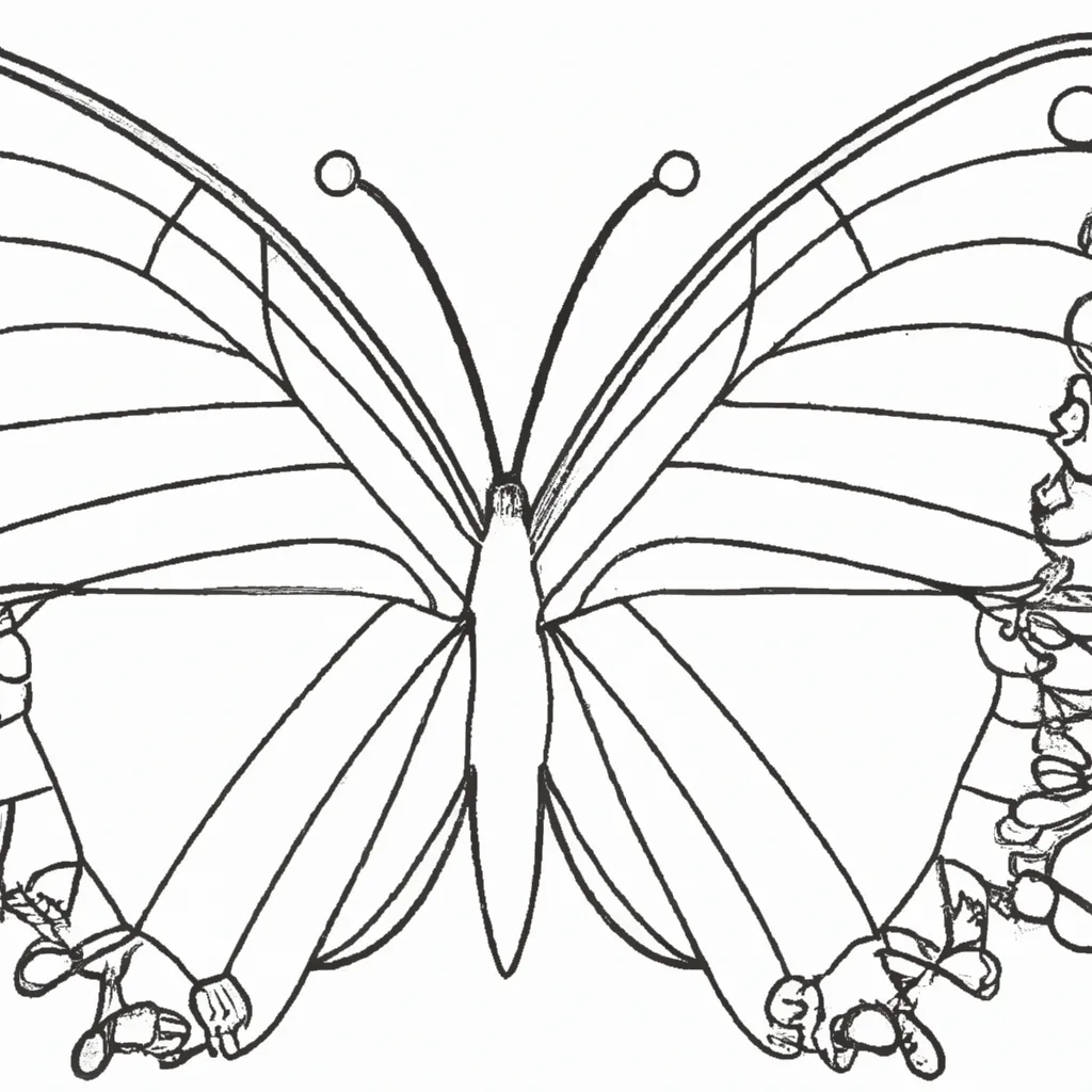 Encante-se com Desenhos de Borboletas para Colorir 11 Encante-se com Desenhos de Borboletas para Colorir 10