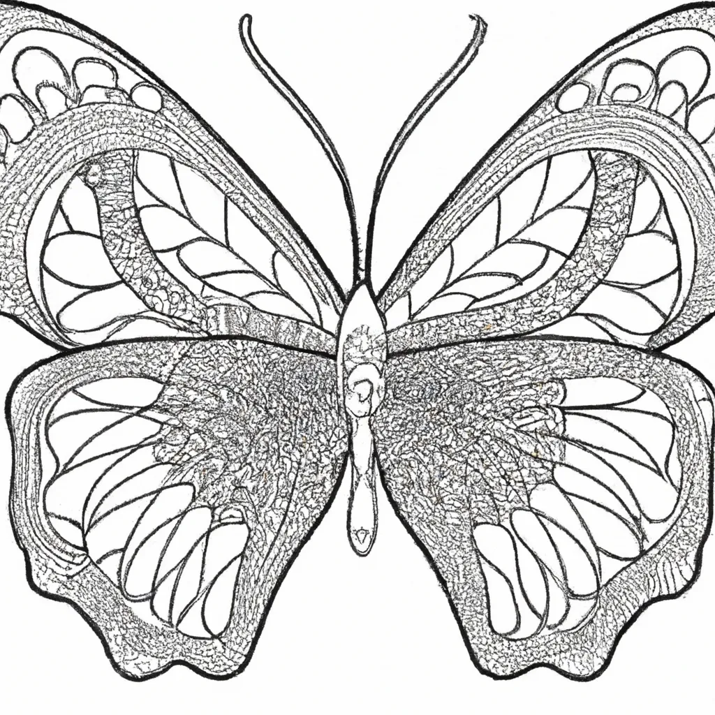 Encante-se com Desenhos de Borboletas para Colorir 15 Encante-se com Desenhos de Borboletas para Colorir 14