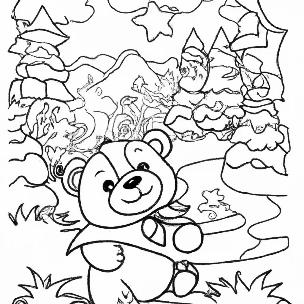 Desenhos de Ursos para Colorir: Uma Aventura Encantadora 23 Desenhos de Ursos para Colorir: Uma Aventura Encantadora 22