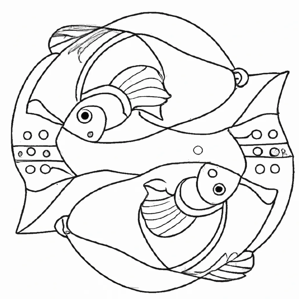 Delicie-se com os Desenhos de Peixes para Colorir 1 Delicie-se com os Desenhos de Peixes para Colorir
