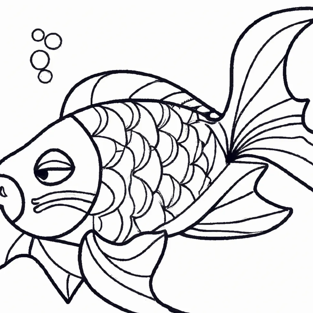 Delicie-se com os Desenhos de Peixes para Colorir 7 Delicie-se com os Desenhos de Peixes para Colorir 6