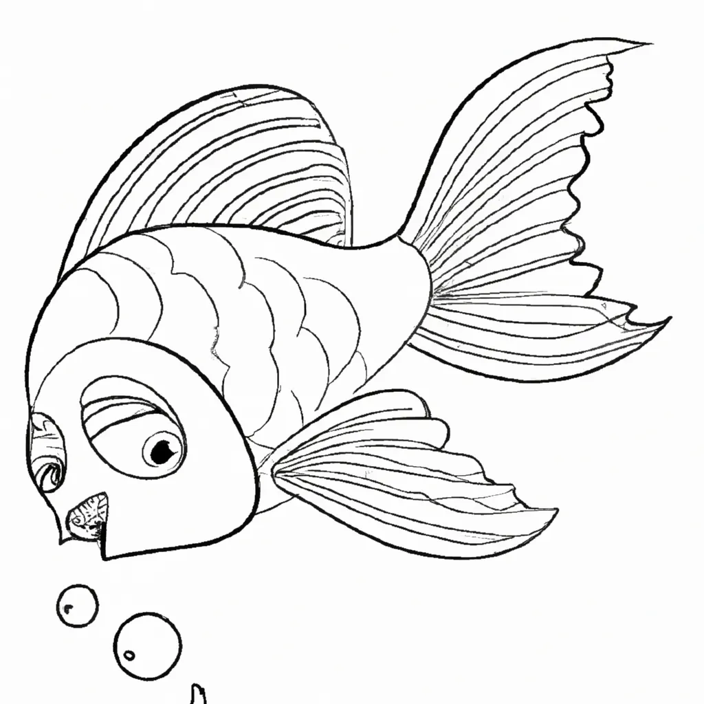 Delicie-se com os Desenhos de Peixes para Colorir 21 Delicie-se com os Desenhos de Peixes para Colorir 20