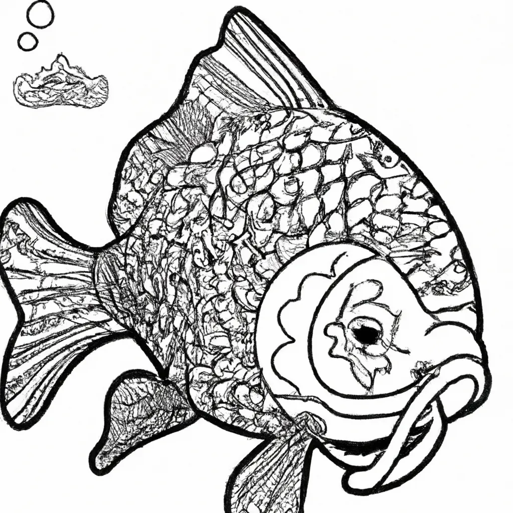 Delicie-se com os Desenhos de Peixes para Colorir 9 Delicie-se com os Desenhos de Peixes para Colorir 8