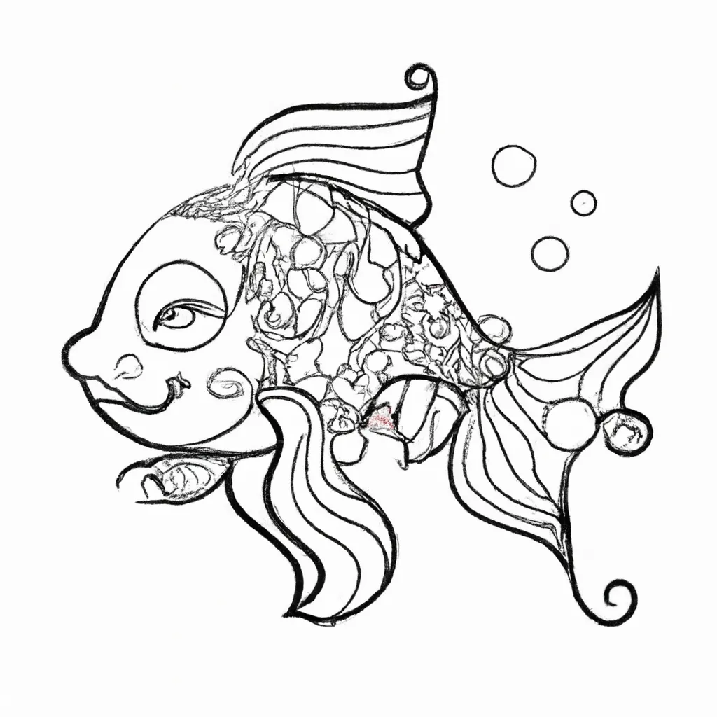 Delicie-se com os Desenhos de Peixes para Colorir 27 Delicie-se com os Desenhos de Peixes para Colorir 26