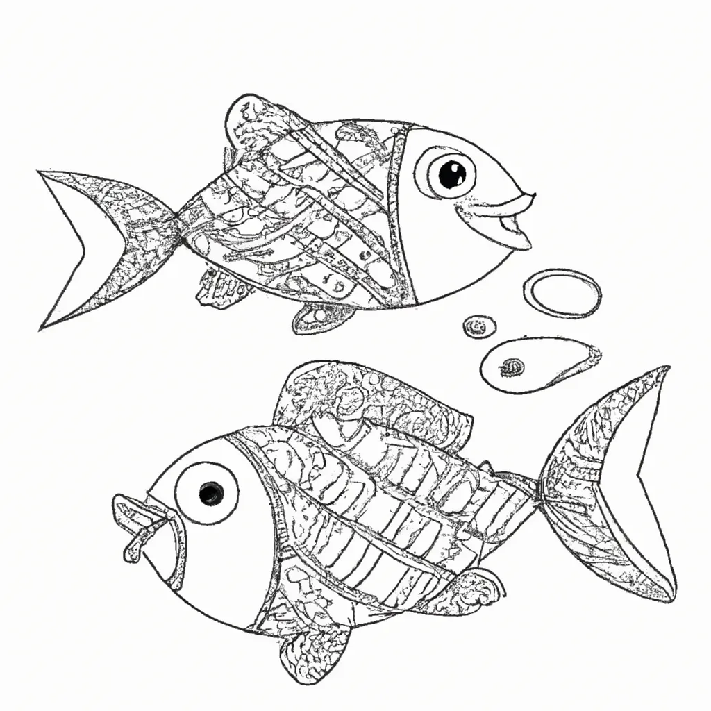 Delicie-se com os Desenhos de Peixes para Colorir 15 Delicie-se com os Desenhos de Peixes para Colorir 14
