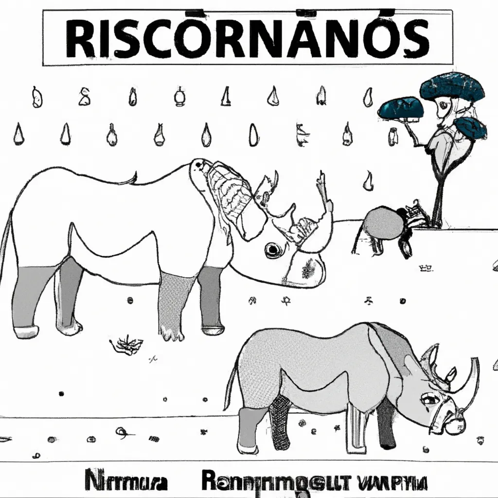 A Jornada Selvagem: Desenhos de Rinocerontes para Colorir 20