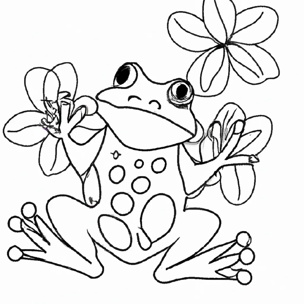 Ilumine Seu Dia com Desenhos de Sapos para Colorir