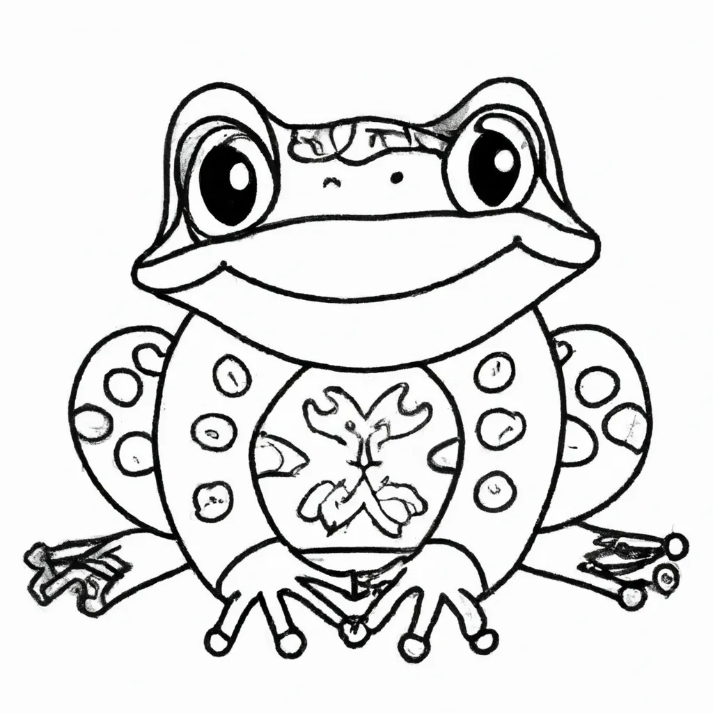 Ilumine Seu Dia com Desenhos de Sapos para Colorir 4