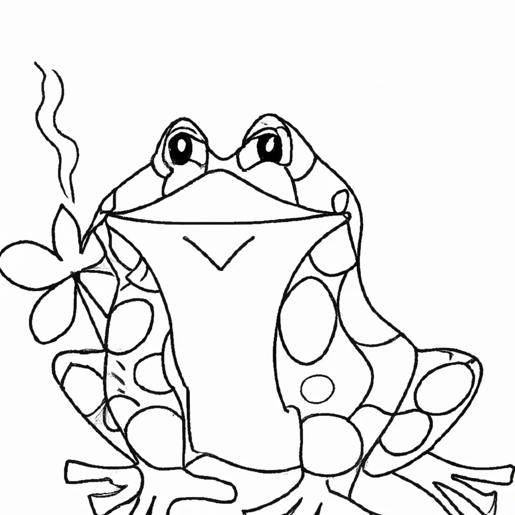 Ilumine Seu Dia com Desenhos de Sapos para Colorir 28