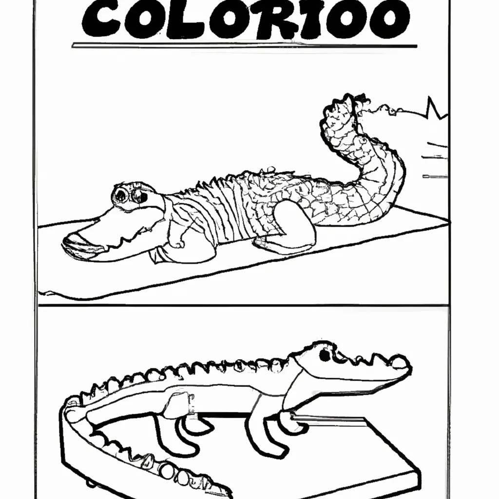Crie Seu Próprio Zoo com Desenhos de Crocodilos para Colorir 7 Crie Seu Próprio Zoo com Desenhos de Crocodilos para Colorir 6
