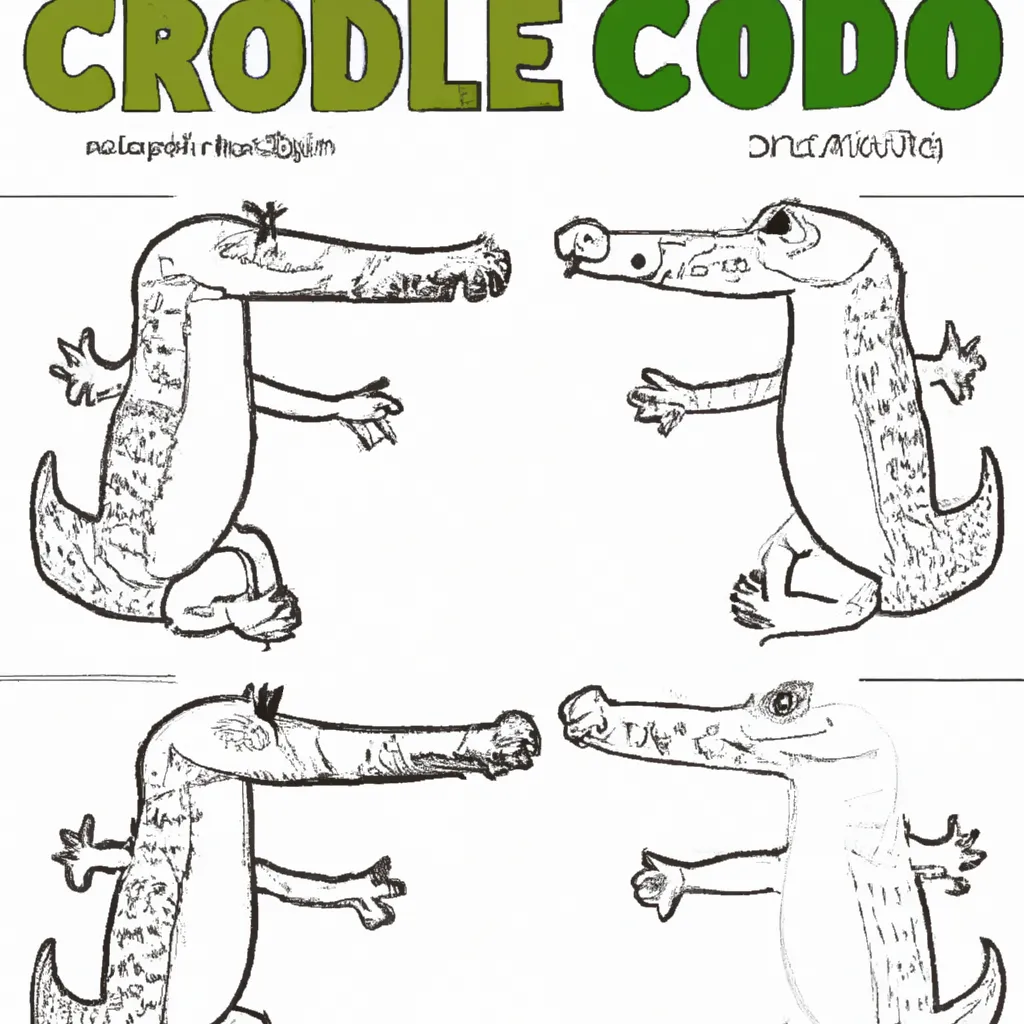 Crie Seu Próprio Zoo com Desenhos de Crocodilos para Colorir 19 Crie Seu Próprio Zoo com Desenhos de Crocodilos para Colorir 18