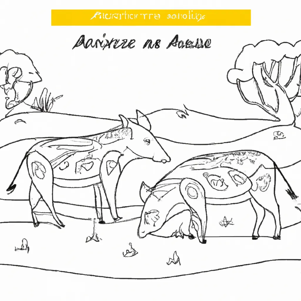 Pinte a Natureza com Desenhos de Javalis para Colorir 6