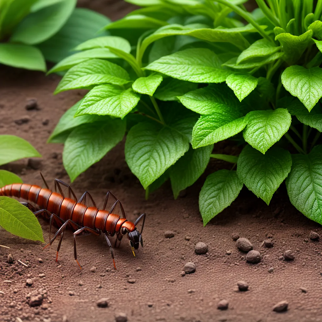 Centopeias no Jardim: Entenda Como Elas Invadem e Causam Estragos 6