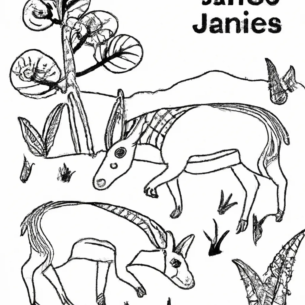 Pinte a Natureza com Desenhos de Javalis para Colorir 14