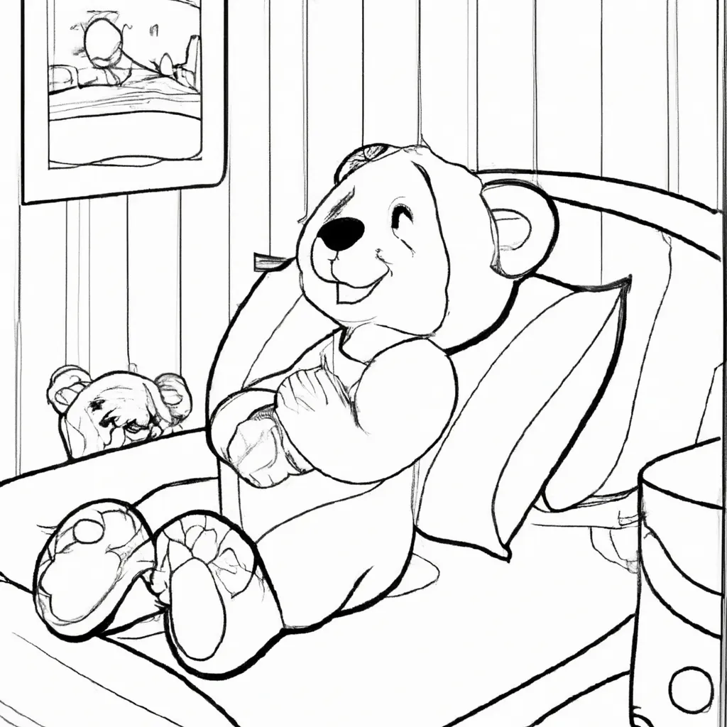 Desperte a Criança Interior com Desenhos de Ursinhos de Pelúcia para Colorir 2