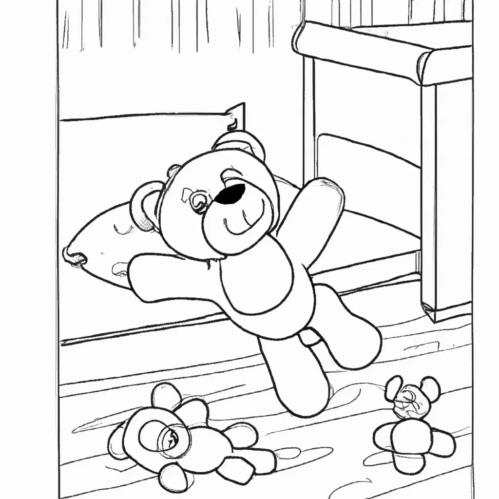 Desperte a Criança Interior com Desenhos de Ursinhos de Pelúcia para Colorir 18