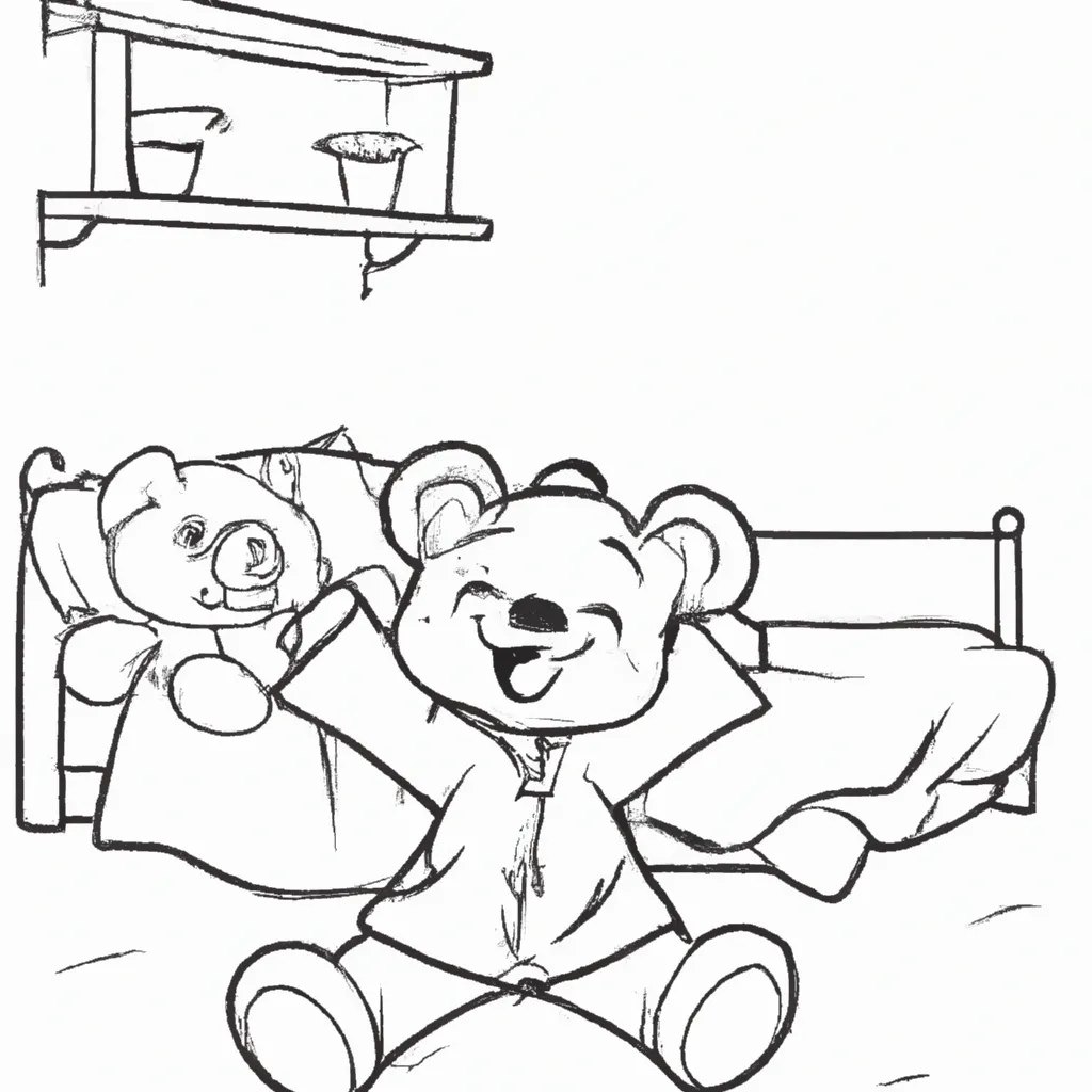 Desperte a Criança Interior com Desenhos de Ursinhos de Pelúcia para Colorir 14
