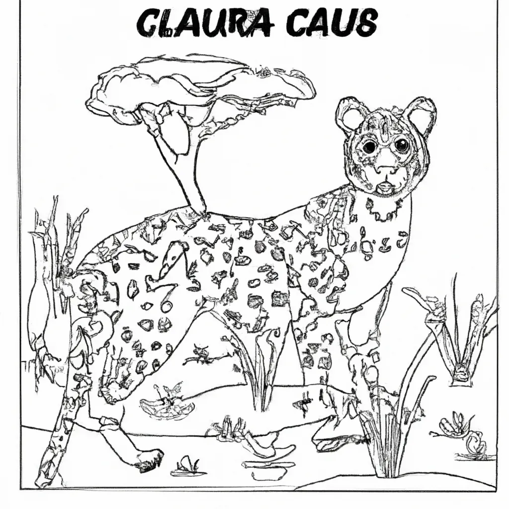 Faça um Safári em Casa com Desenhos de Guepardos para Colorir 3 Faça um Safári em Casa com Desenhos de Guepardos para Colorir 2