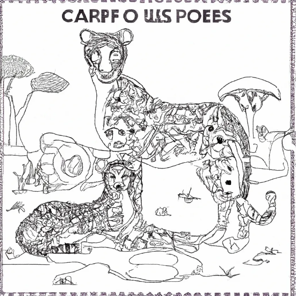 Faça um Safári em Casa com Desenhos de Guepardos para Colorir 5 Faça um Safári em Casa com Desenhos de Guepardos para Colorir 4