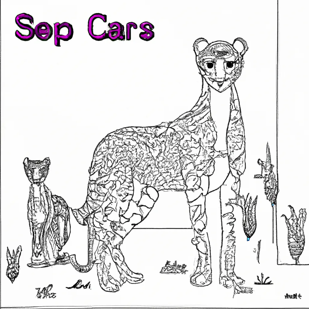 Faça um Safári em Casa com Desenhos de Guepardos para Colorir 15 Faça um Safári em Casa com Desenhos de Guepardos para Colorir 14
