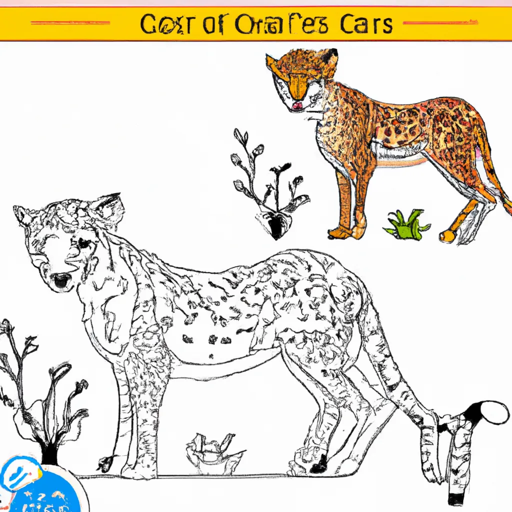 Faça um Safári em Casa com Desenhos de Guepardos para Colorir 17 Faça um Safári em Casa com Desenhos de Guepardos para Colorir 16