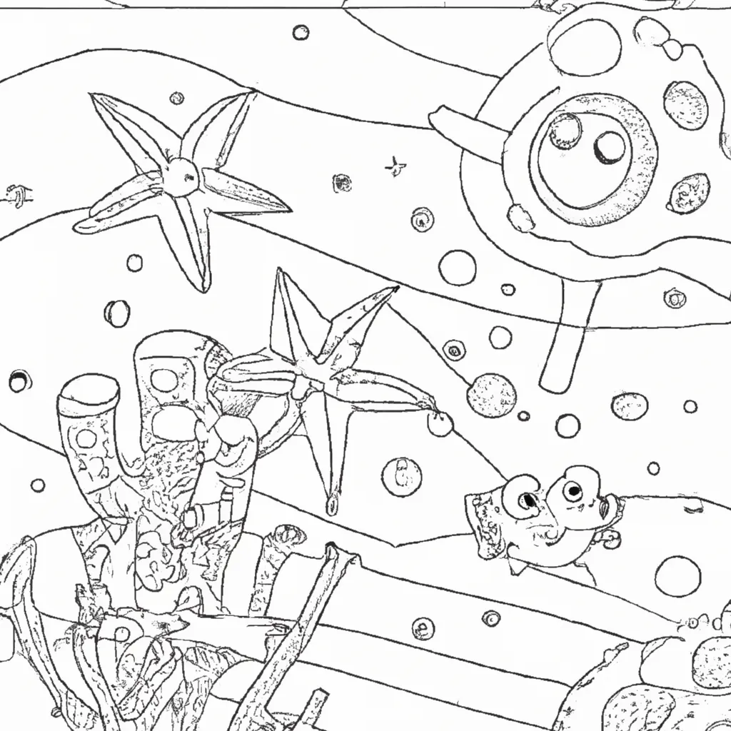 Desvende o Mundo Submarino com Desenhos de Estrelas-do-Mar para Colorir 1 Desvende o Mundo Submarino com Desenhos de Estrelas-do-Mar para Colorir