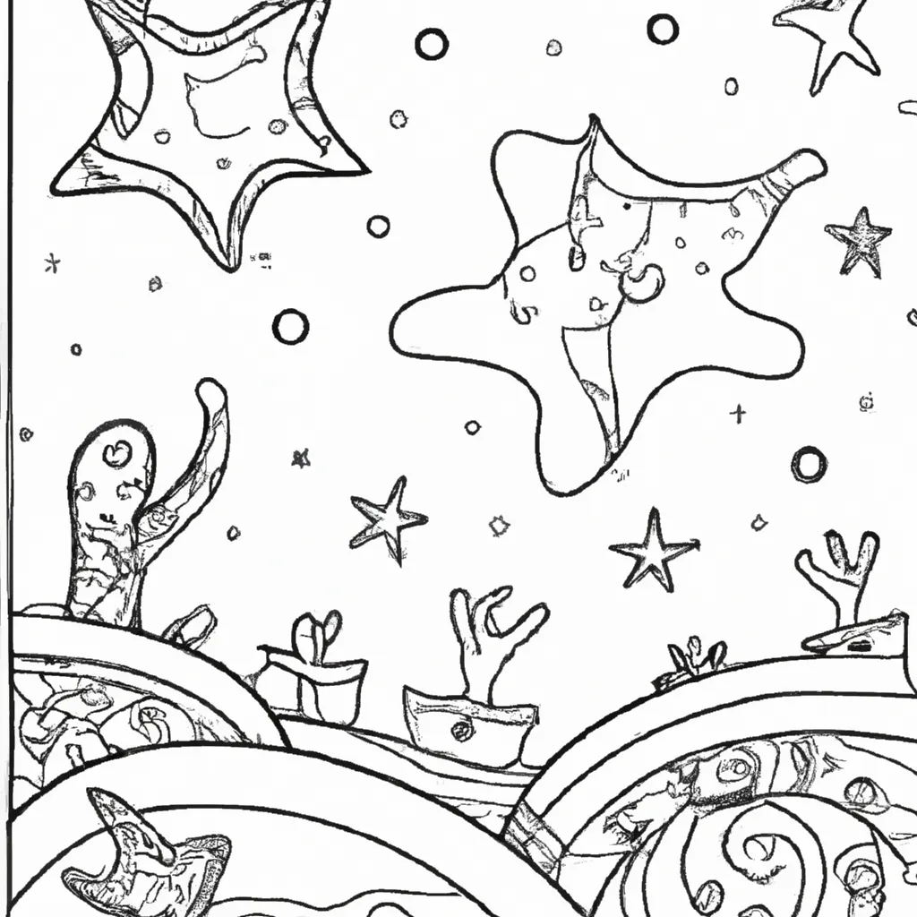 Desvende o Mundo Submarino com Desenhos de Estrelas-do-Mar para Colorir 3 Desvende o Mundo Submarino com Desenhos de Estrelas-do-Mar para Colorir 2
