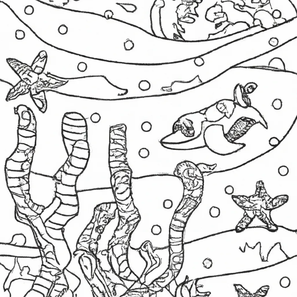 Desvende o Mundo Submarino com Desenhos de Estrelas-do-Mar para Colorir 7 Desvende o Mundo Submarino com Desenhos de Estrelas-do-Mar para Colorir 6